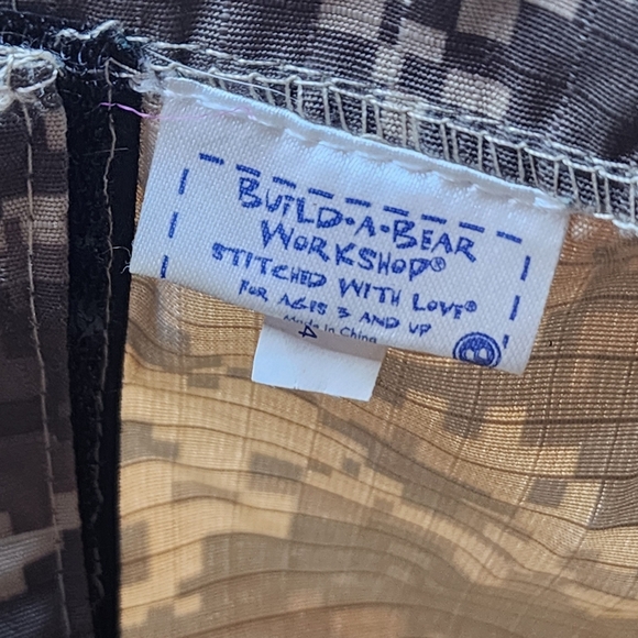 Build A Bear Clothes Lot U.S. Military Camo Shirt 2 Shorts BABW - Picture 4 of 4